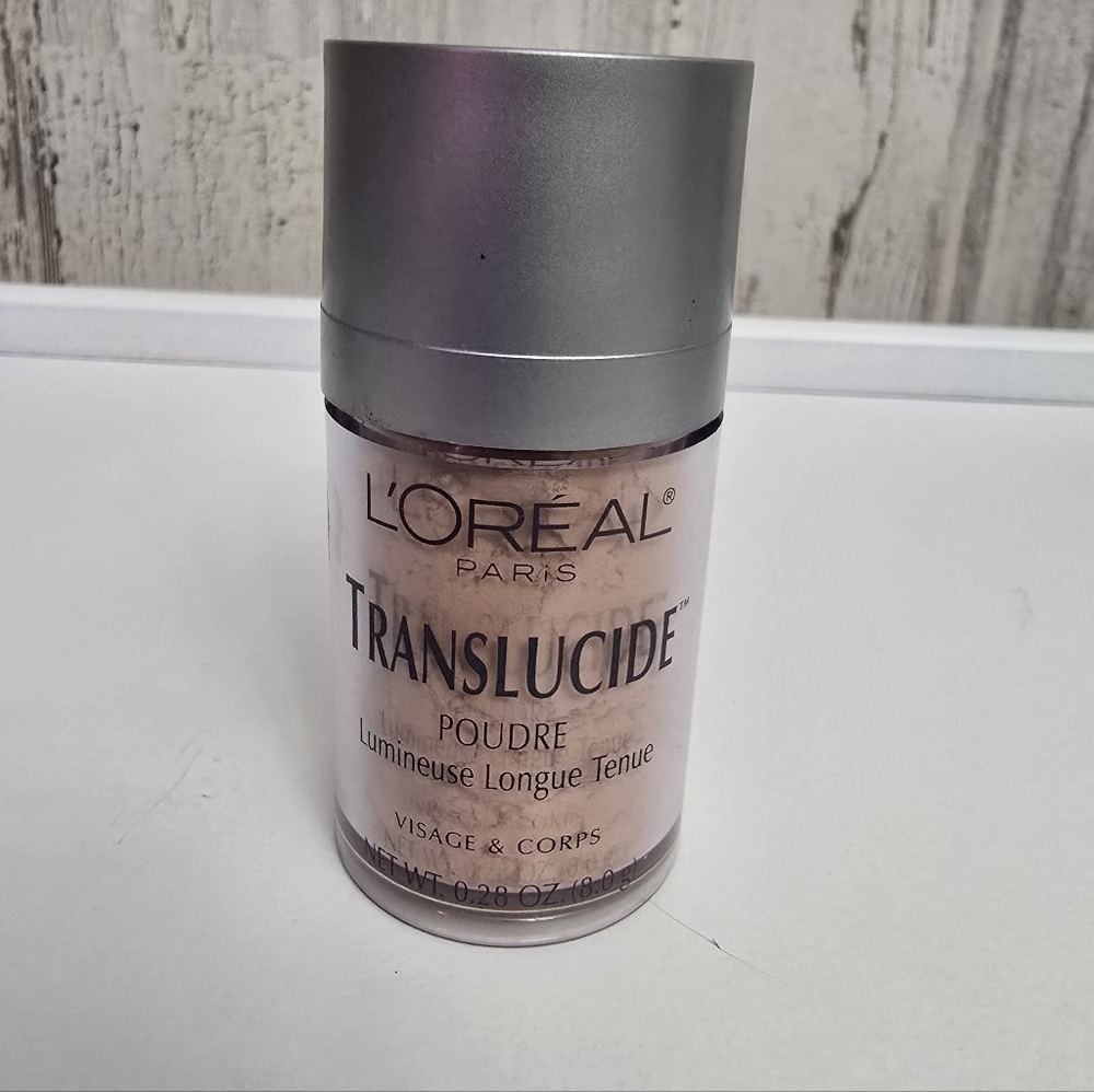 New L'Oreal Translucide Face And Body Powder Sunlight 0.28 Oz